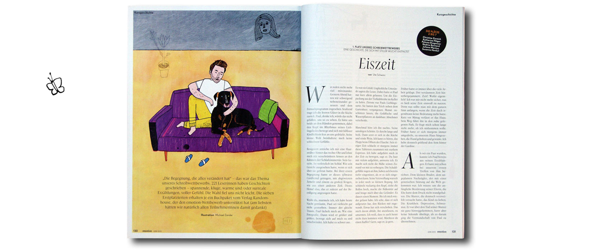 Das Bild Eiszeit von Michael Zander, abgebildet im Emotion-Magazin 06/2015