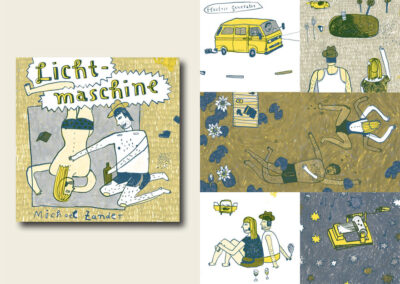Michael Zander, Illustrator in Berlin, Repräsentiert von Jutta Fricke Agentur für Illustration, Mikrokosmos #32, Poste Aèrienne