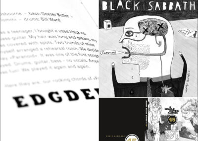 45 - A Single Cover Album, Poste Aèrienne, Michael Zander, Illustrator in Berlin, Repräsentiert von Jutta Fricke Agentur für Illustration